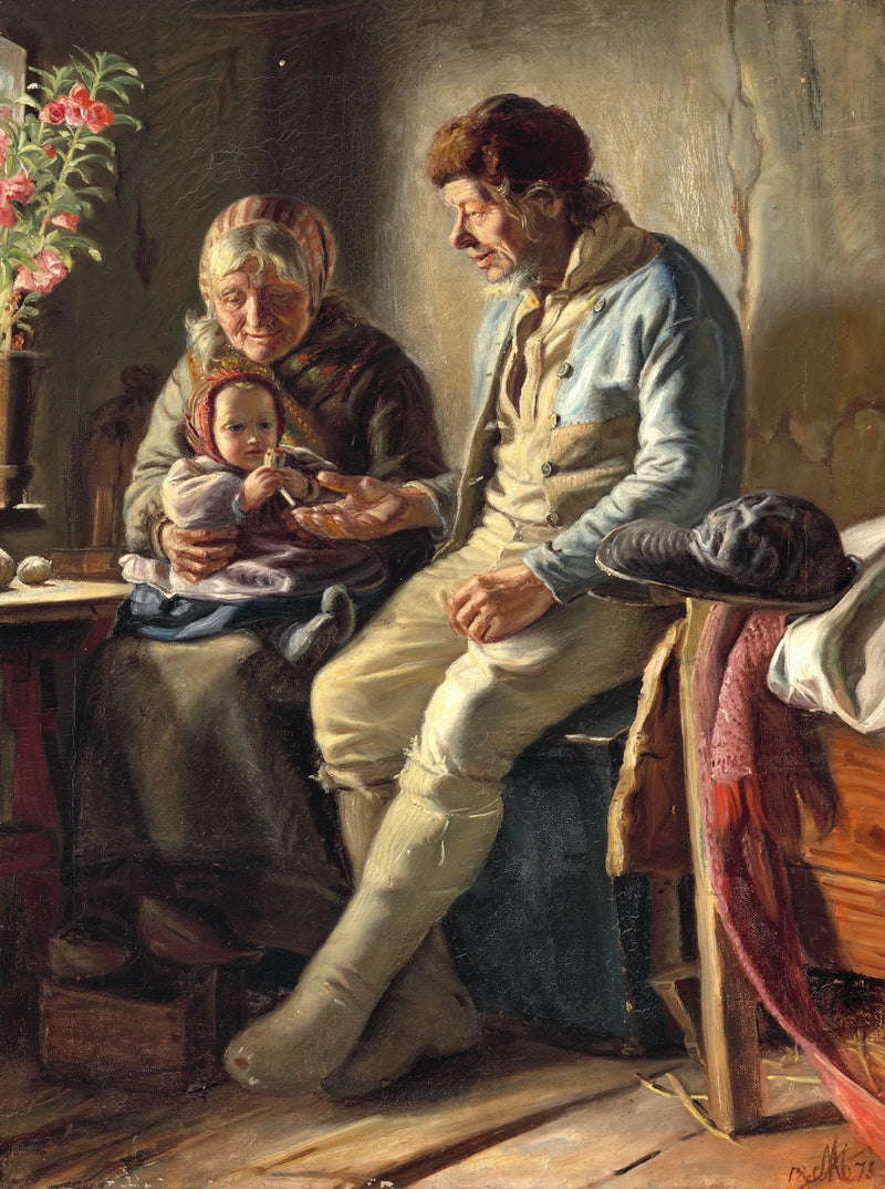 Mor- och farföräldrar. - Michael Peter Ancher