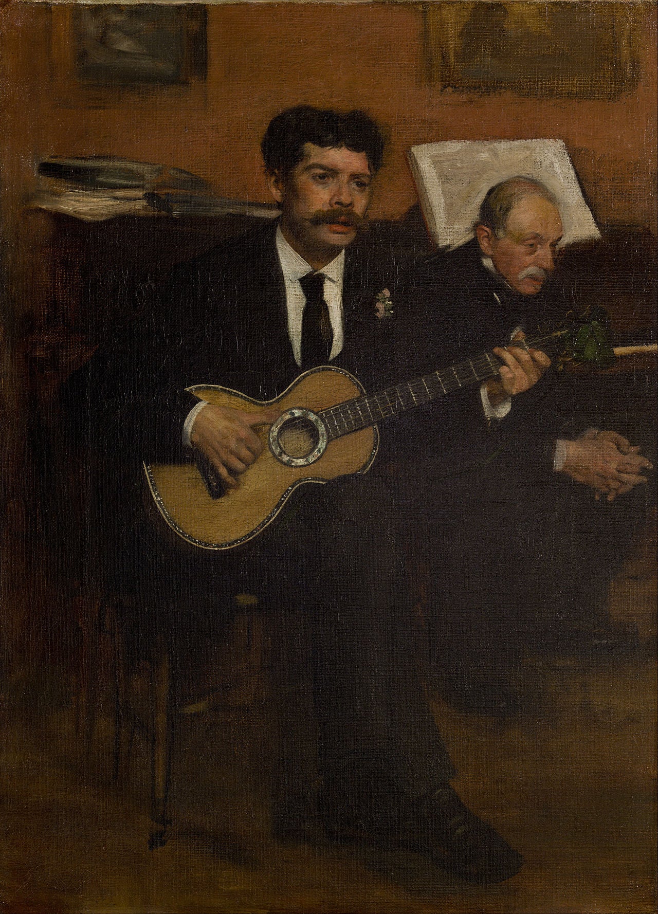 Lorenzo Pagans och Auguste de Gas - Edgar Degas