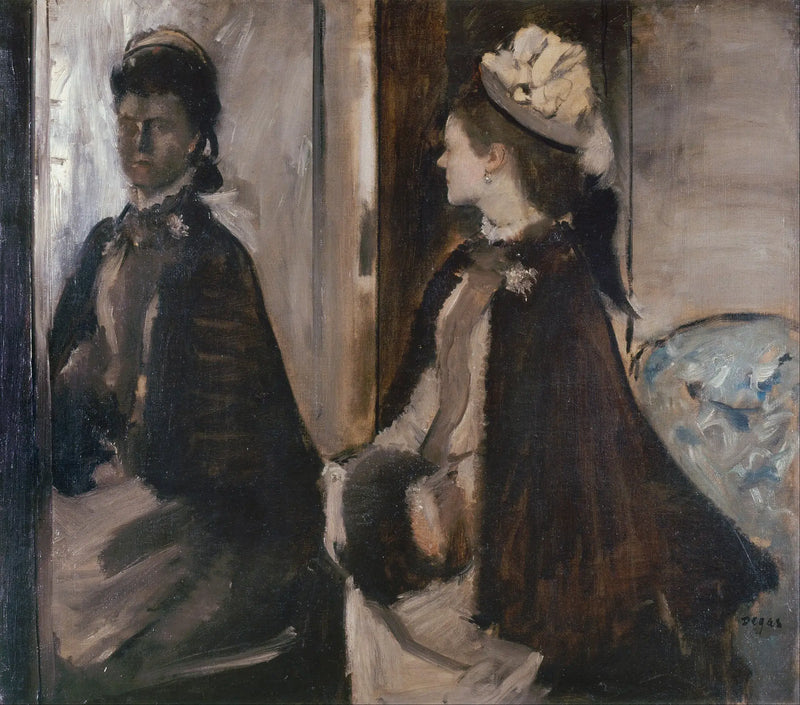 Madame Jeantaud vid spegeln - Edgar Degas