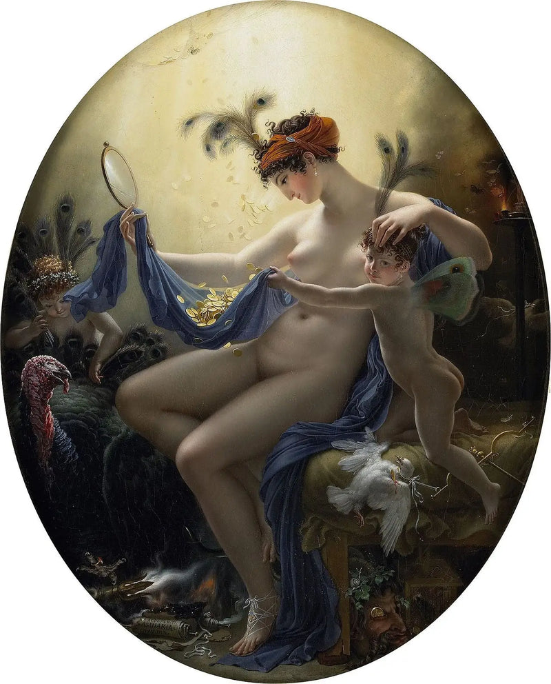 Mademoiselle Lange och Danaé - Anne-Louis Girodet