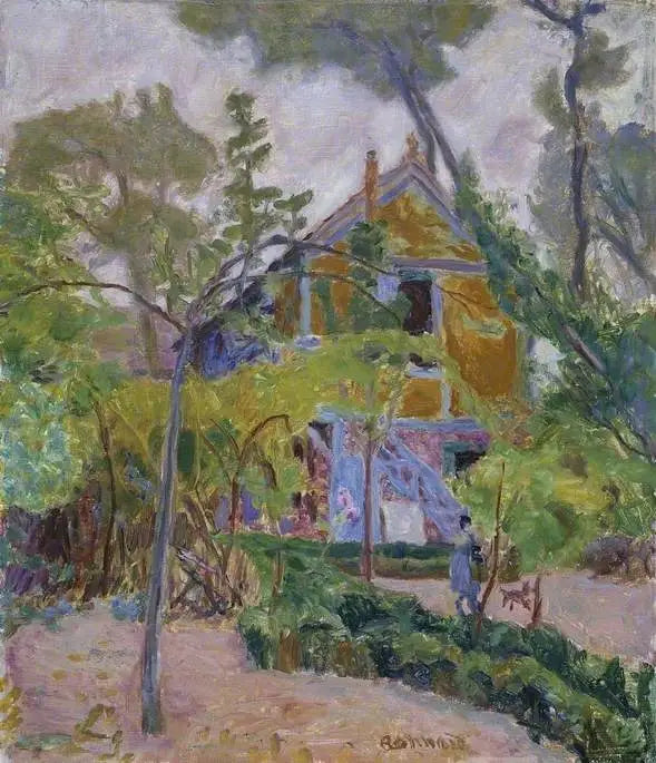Hus bland träden - Pierre Bonnard