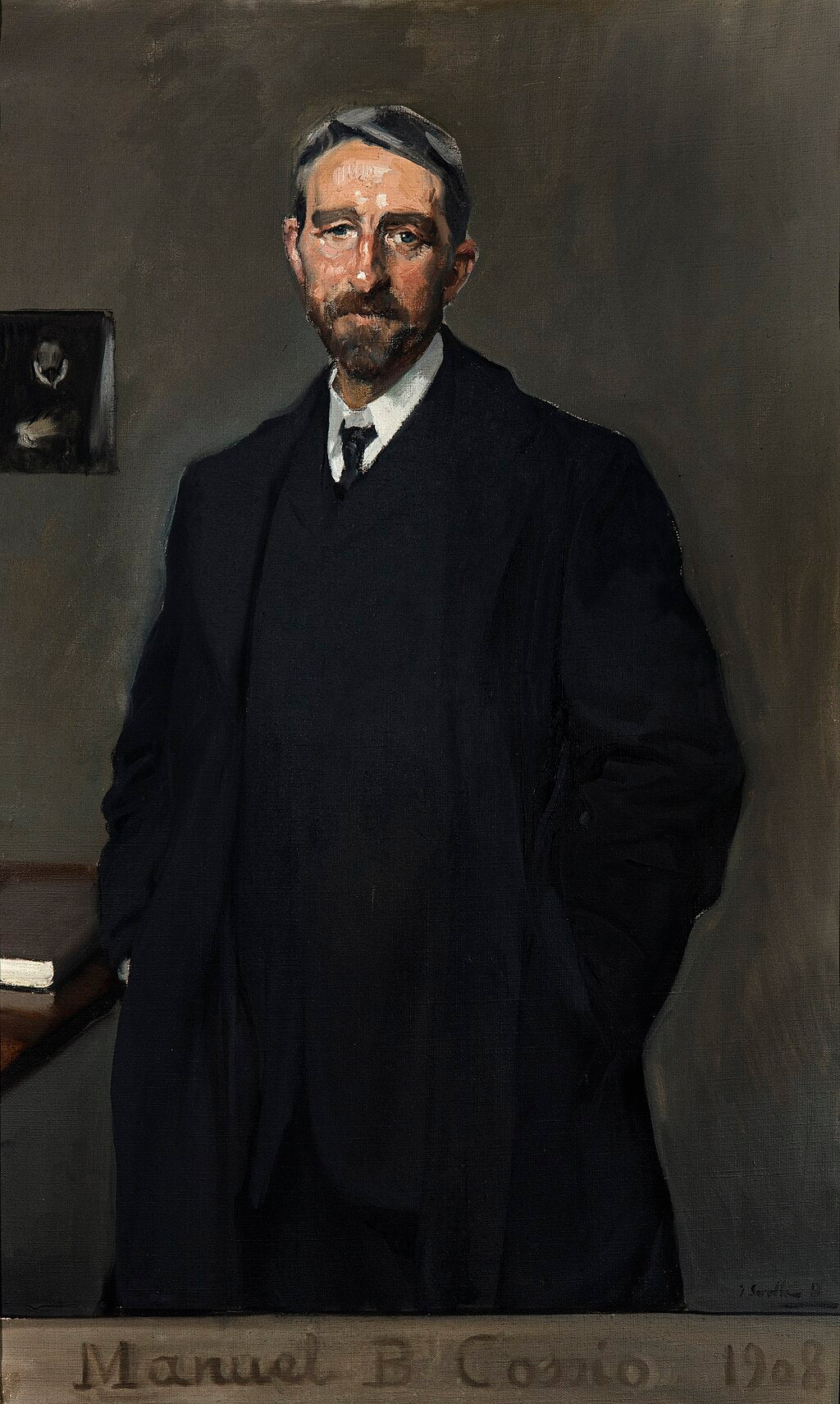 Reproduction du tableau « Manuel Bartolomé Cossío - Joaquín Sorolla » par Alpha Reproduction en peinture à l’huile