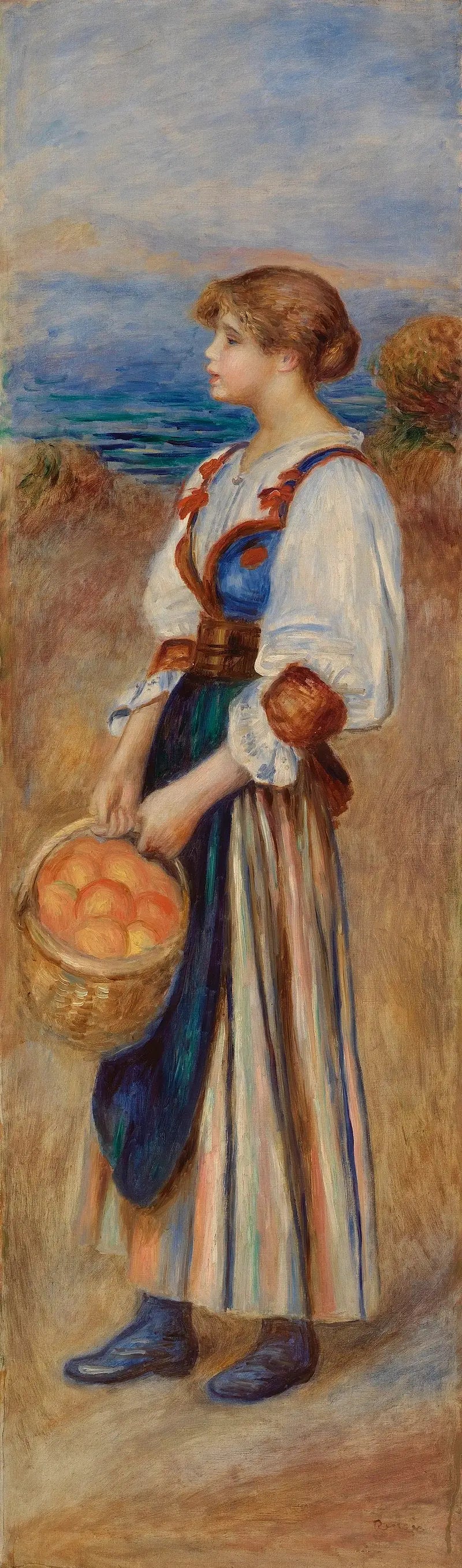 Apelsinhandlare - Pierre-Auguste Renoir