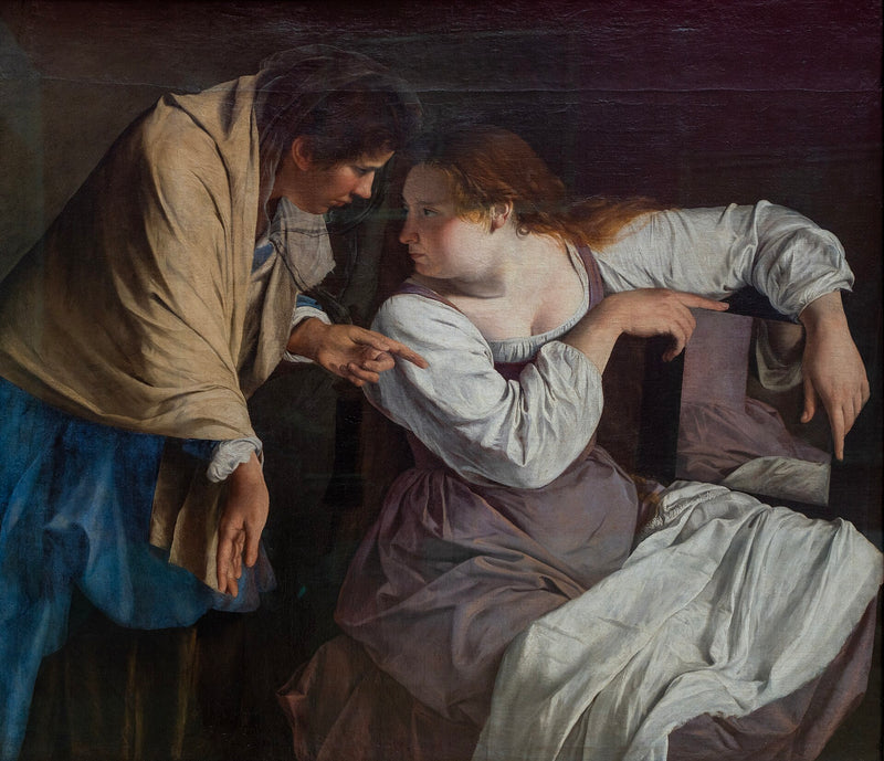 Marthe tillrättavisar sin syster Marie - Orazio Gentileschi