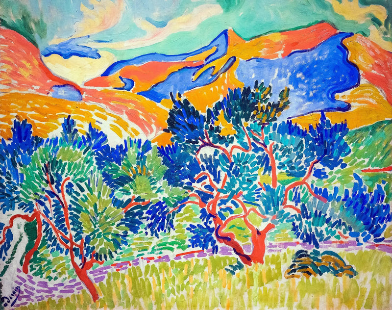 Berg i Collioure - André Derain