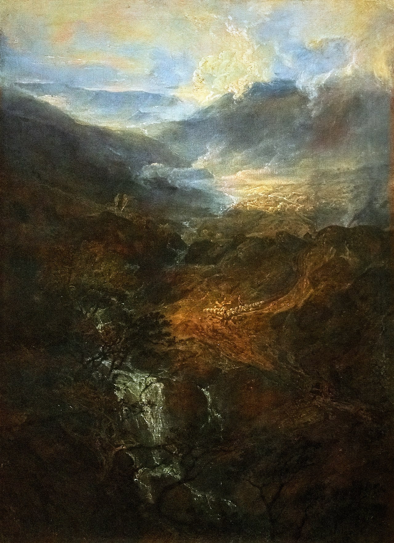 Morgon bland Coniston Fells, Cumberland - J. M. W. Turner