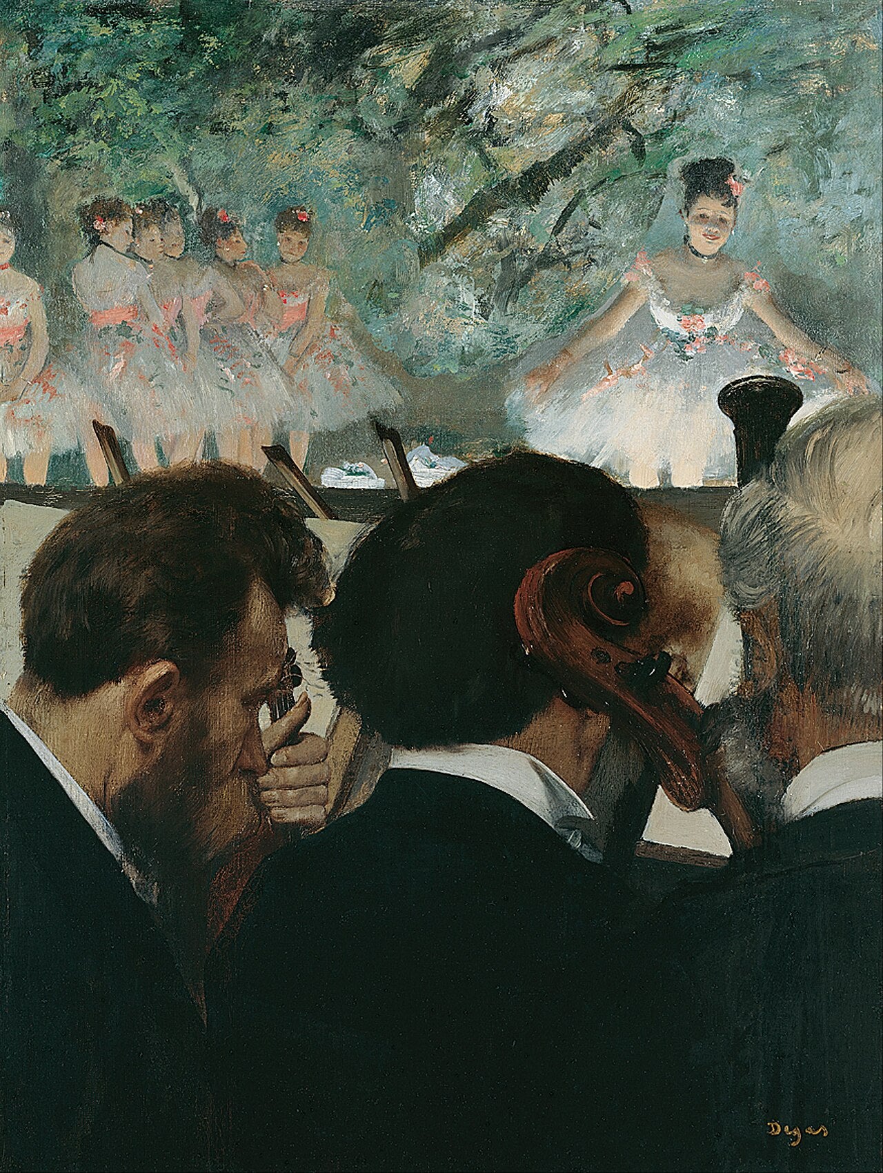 Musikanter i orkestern - Edgar Degas