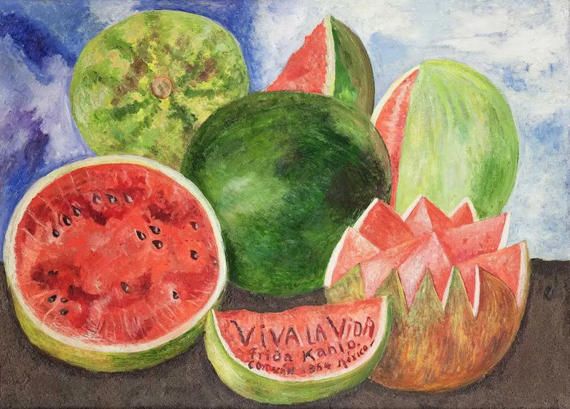 Död natur: Viva la Vida - Frida Kahlo