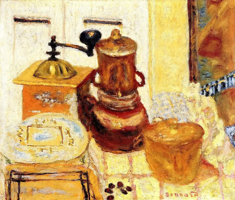 Stilleben: kaffekvarnen - Pierre Bonnard