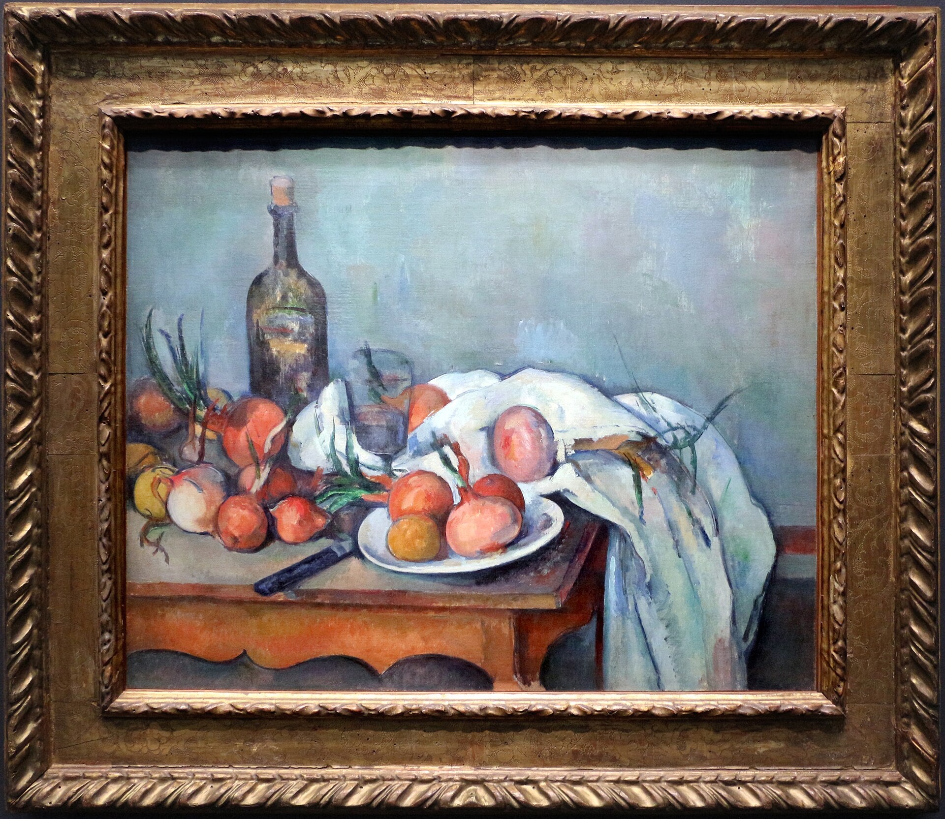 Stillleben med lökar - Paul Cézanne