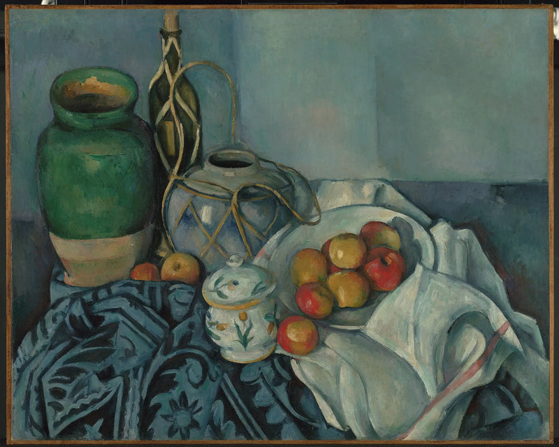 Stilleben med äpplen - Paul Cézanne