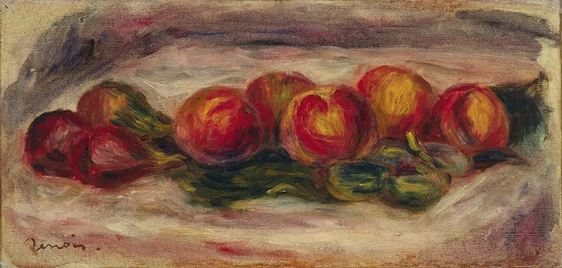 Stilleben med äpplen och fikon - Pierre-Auguste Renoir