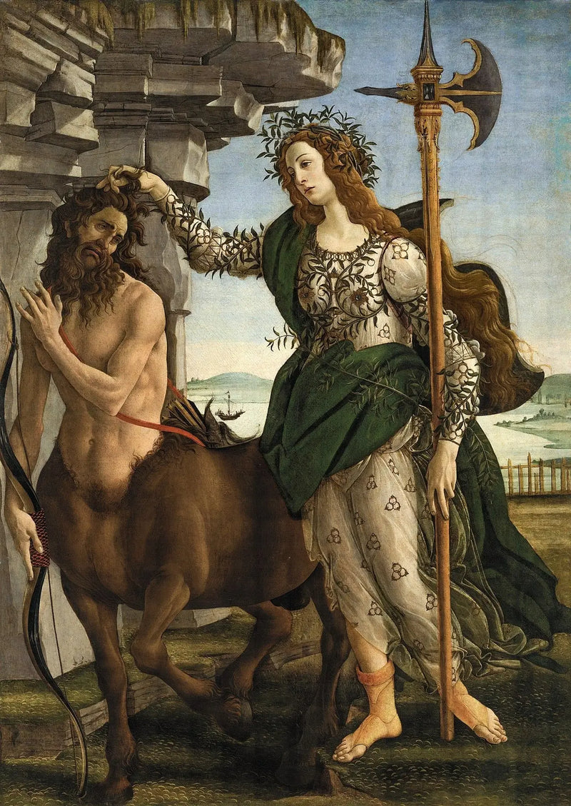 Pallas och Kentauren - Sandro Botticelli