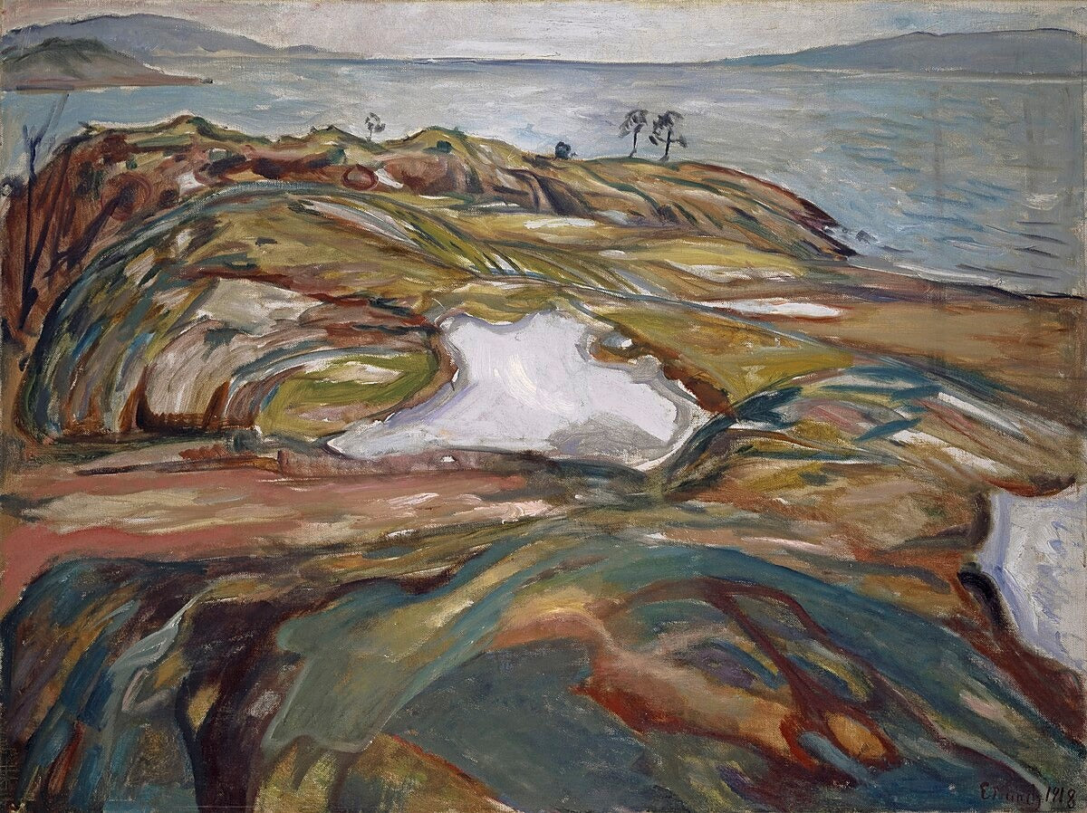 Kustlandskap - Edvard Munch