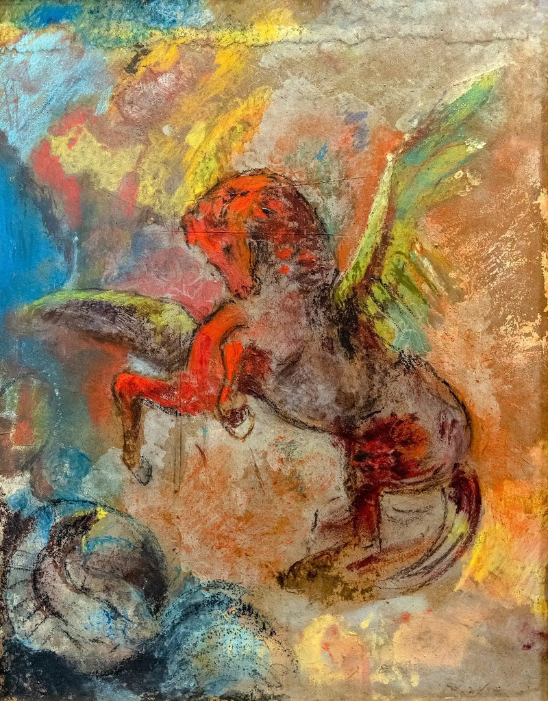 Pegasus och Hydra - Odilon Redon