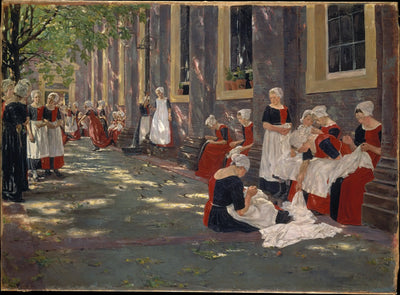 Période gratuite à l’orphelinat d’Amsterdam - Max Liebermann - Alpha Reproduction