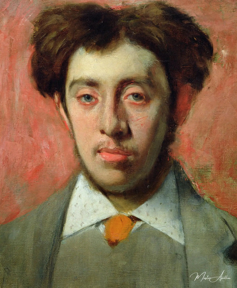 Porträtt av Alberto Mélida - Edgar Degas
