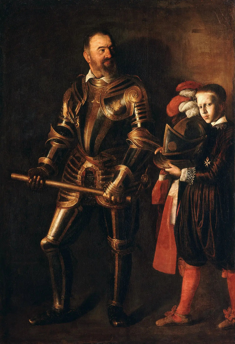 Porträtt av Alof de Wignacourt - Caravaggio