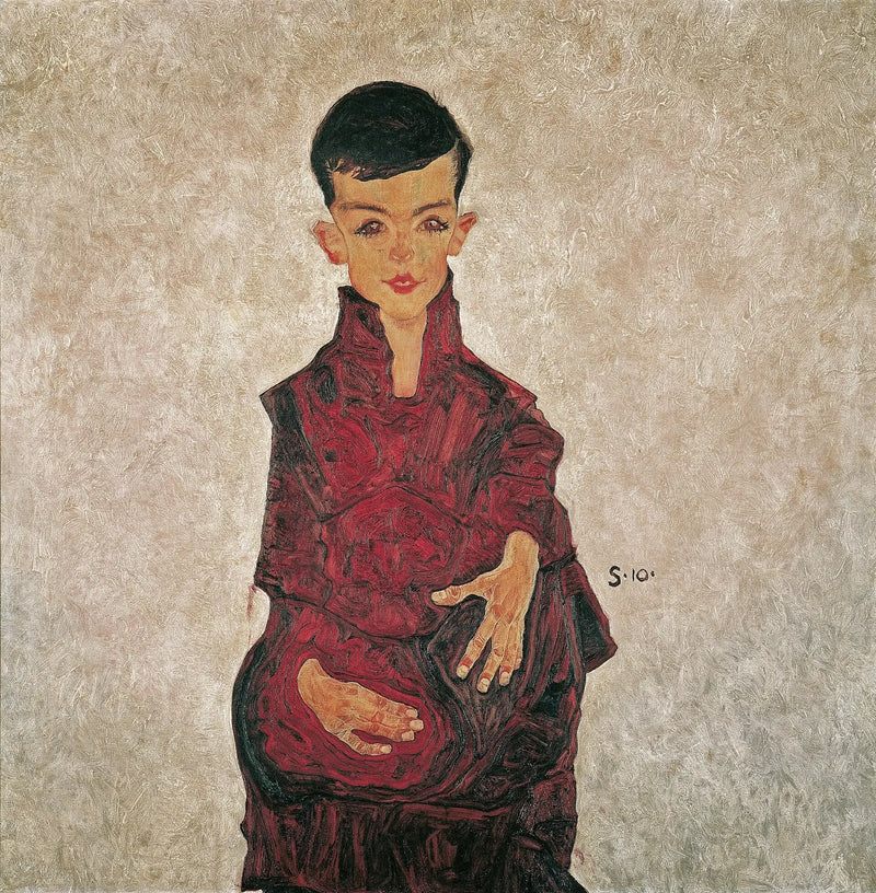 Porträtt av Herbert Reiner - Egon Schiele