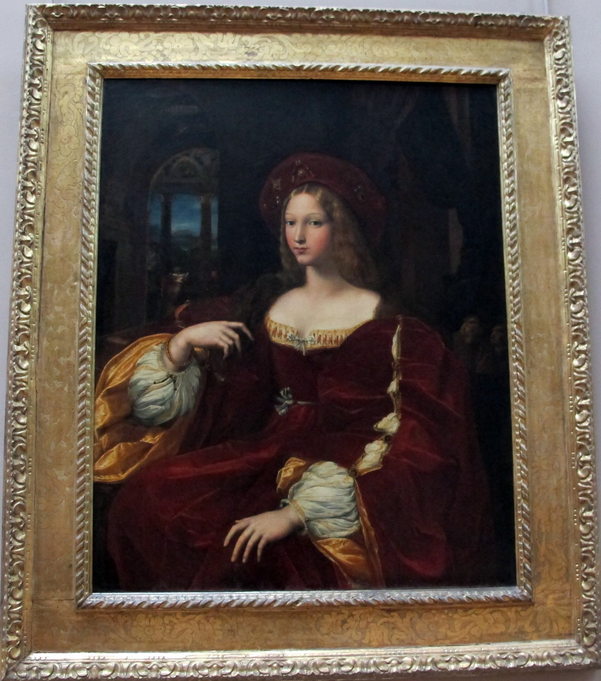 Porträtt av Isabelle de Requesens, vicekung av Neapel - Raphael Sanzio