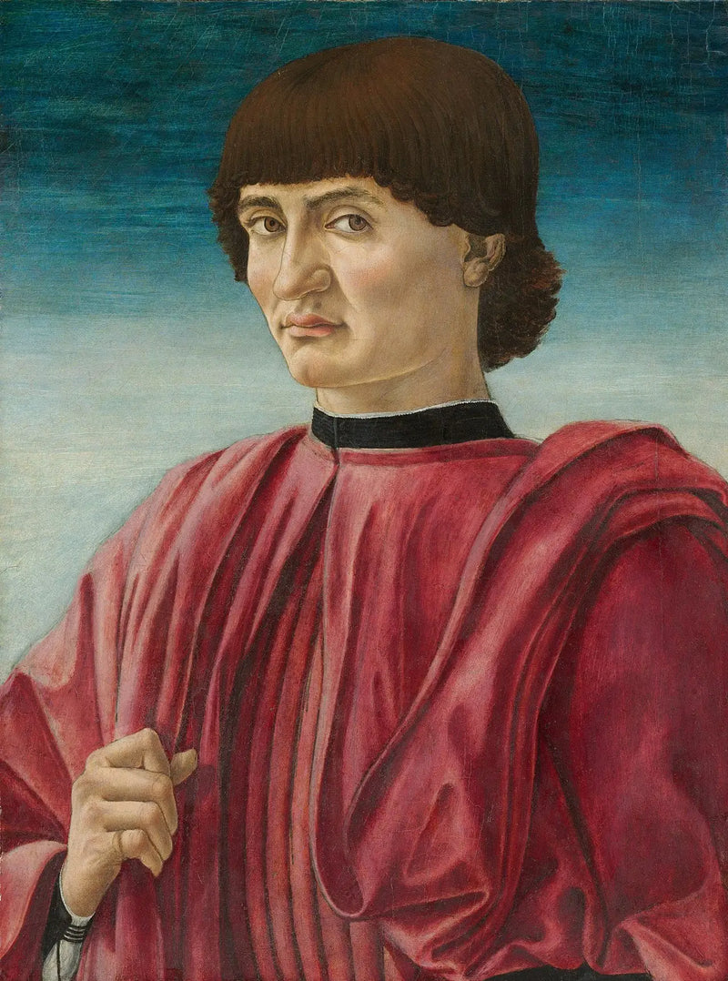 Porträtt av man - Andrea del Castagno