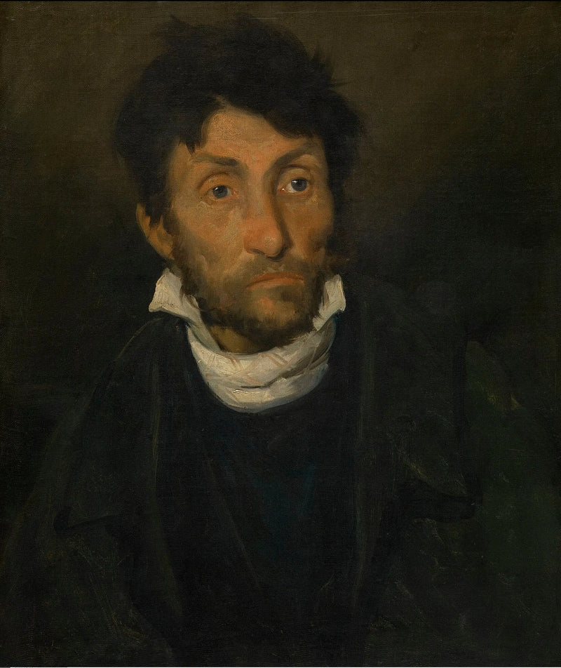 Porträtt av en kleptoman - Théodore Géricault