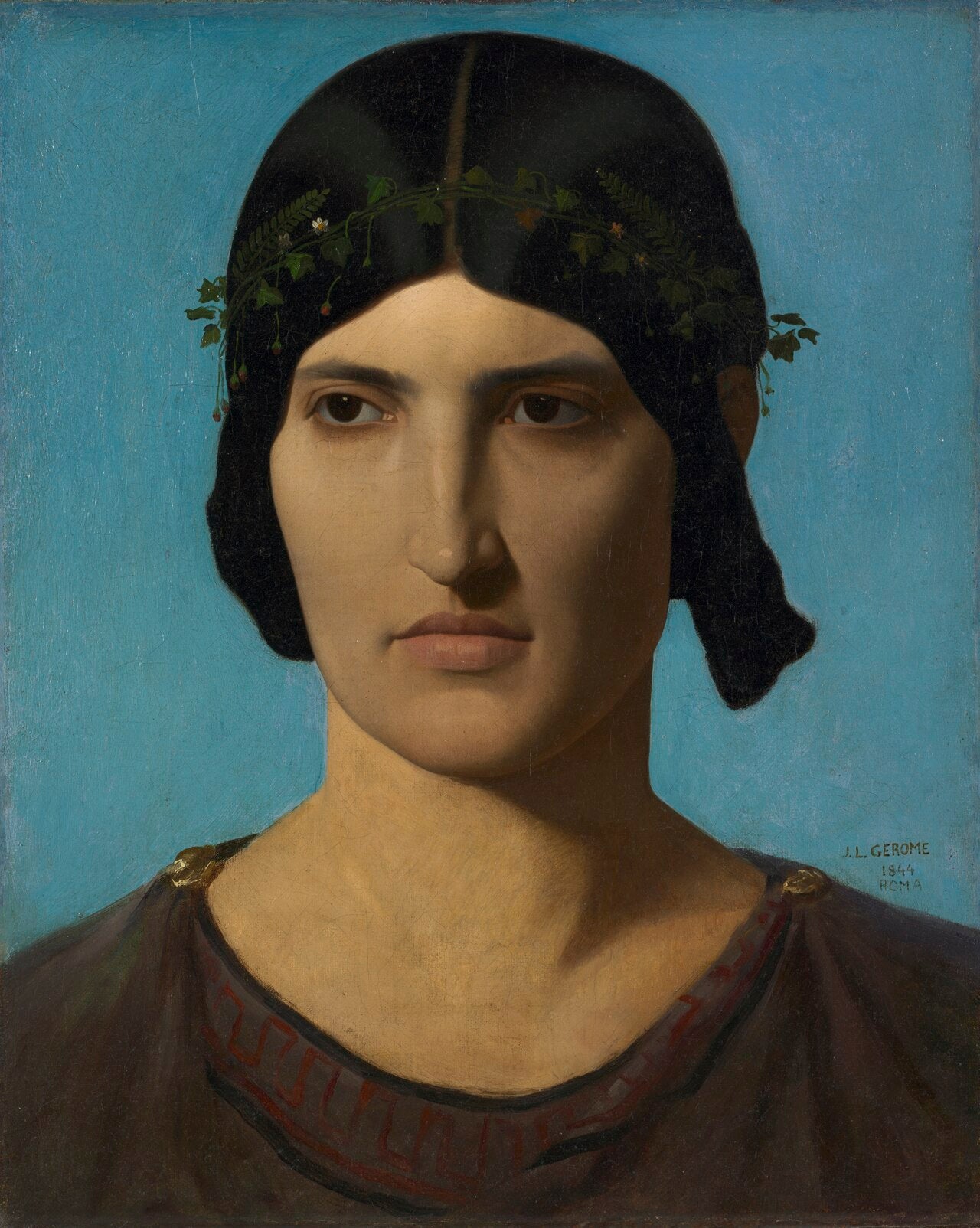 Porträtt av en romerska - Jean-Léon Gérôme