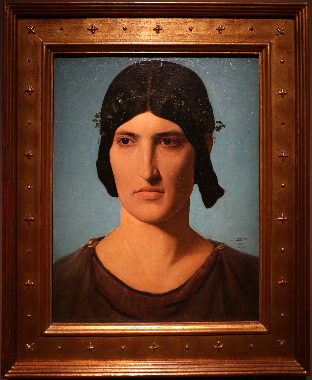 Porträtt av en romerska - Jean-Léon Gérôme