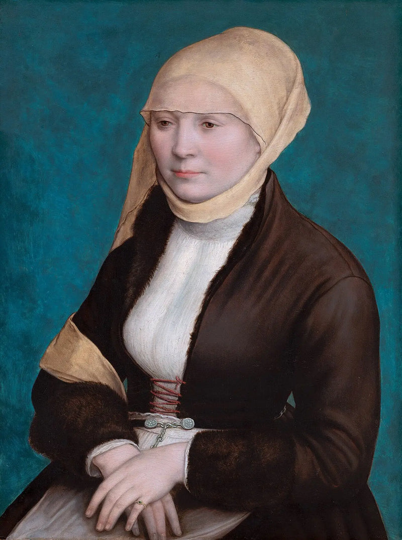 Porträtt av en ung kvinna - Hans Holbein den yngre