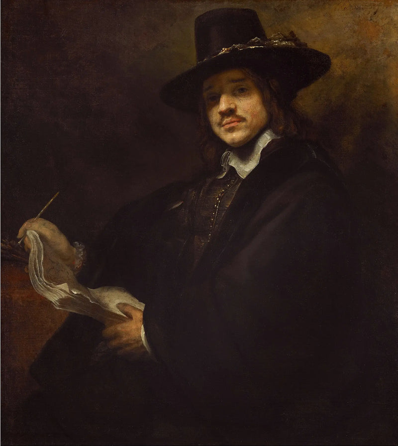 Porträtt av en ung konstnär - Rembrandt