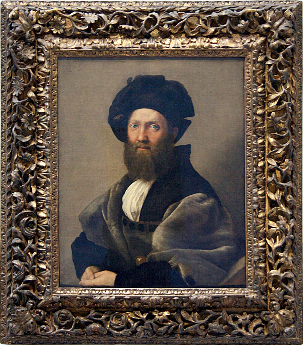 Porträtt av Baldassare Castiglione - Raphael Sanzio