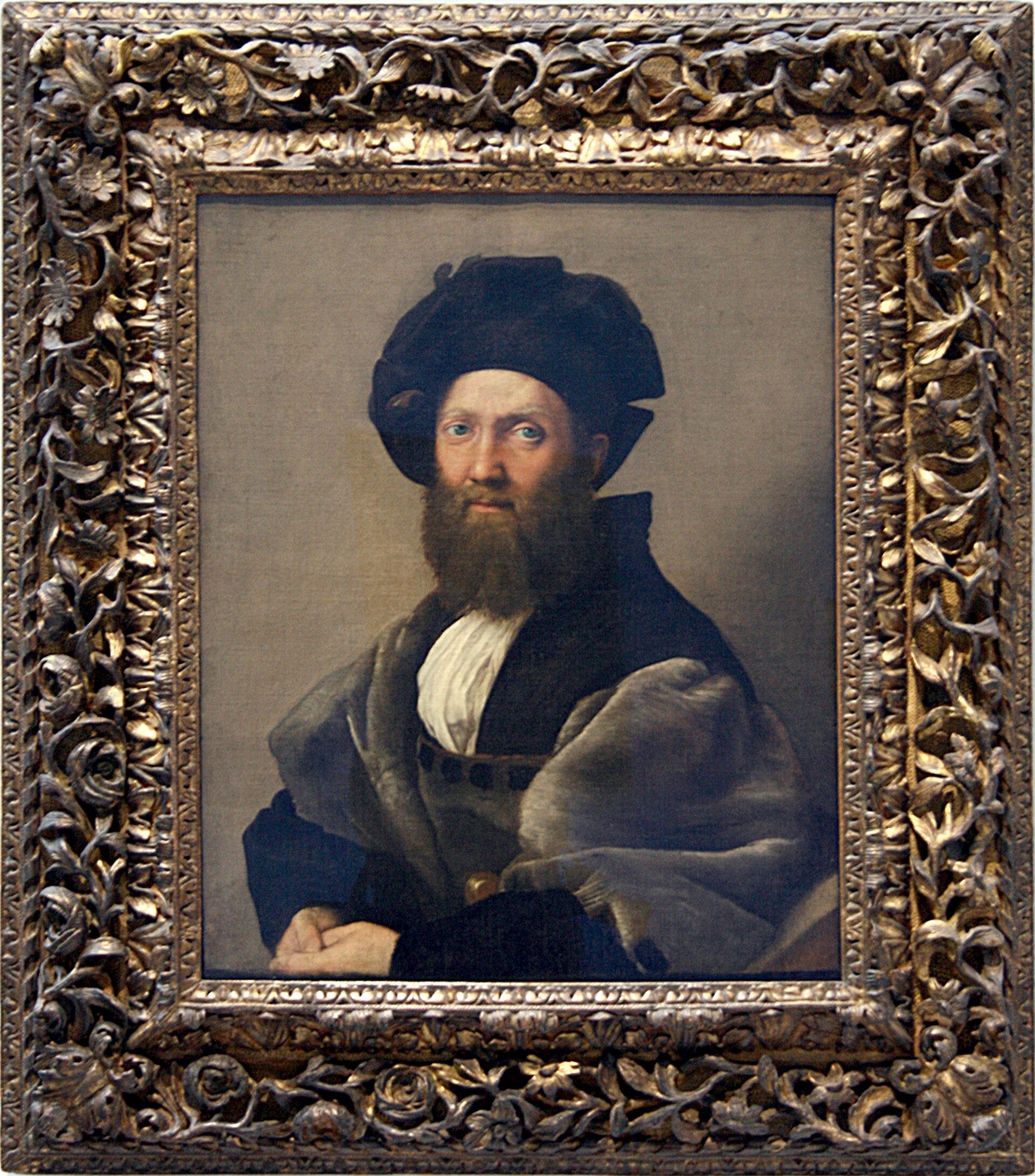 Porträtt av Baldassare Castiglione - Raphael Sanzio