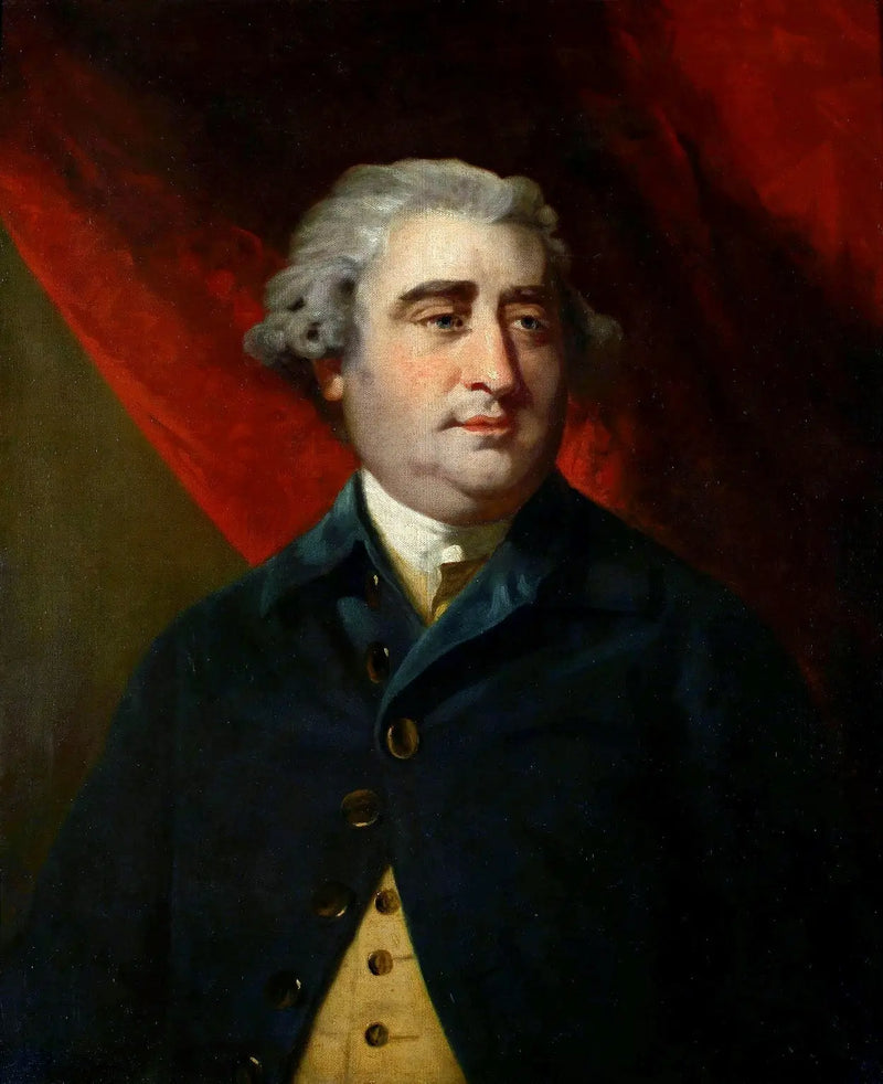 Porträtt av Charles James Fox. - Joshua Reynolds