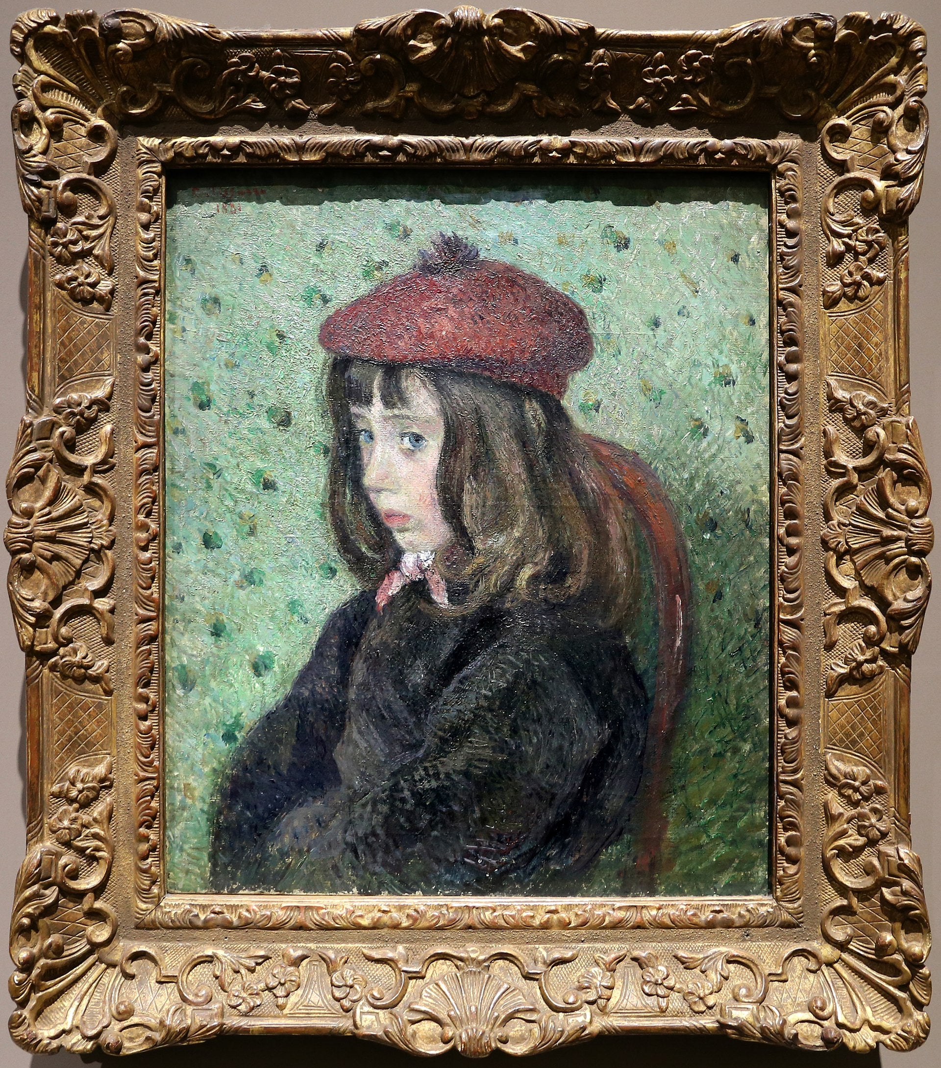 Porträtt av Félix Pissarro - Camille Pissarro