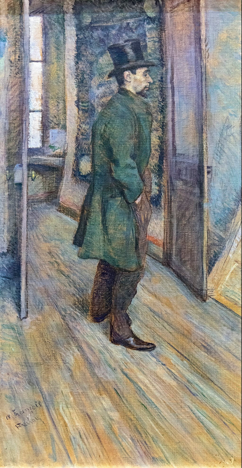 Reproduction du tableau « Portrait de François Gauzi - Henri de Toulouse-Lautrec » par Alpha Reproduction en peinture à l’huile
