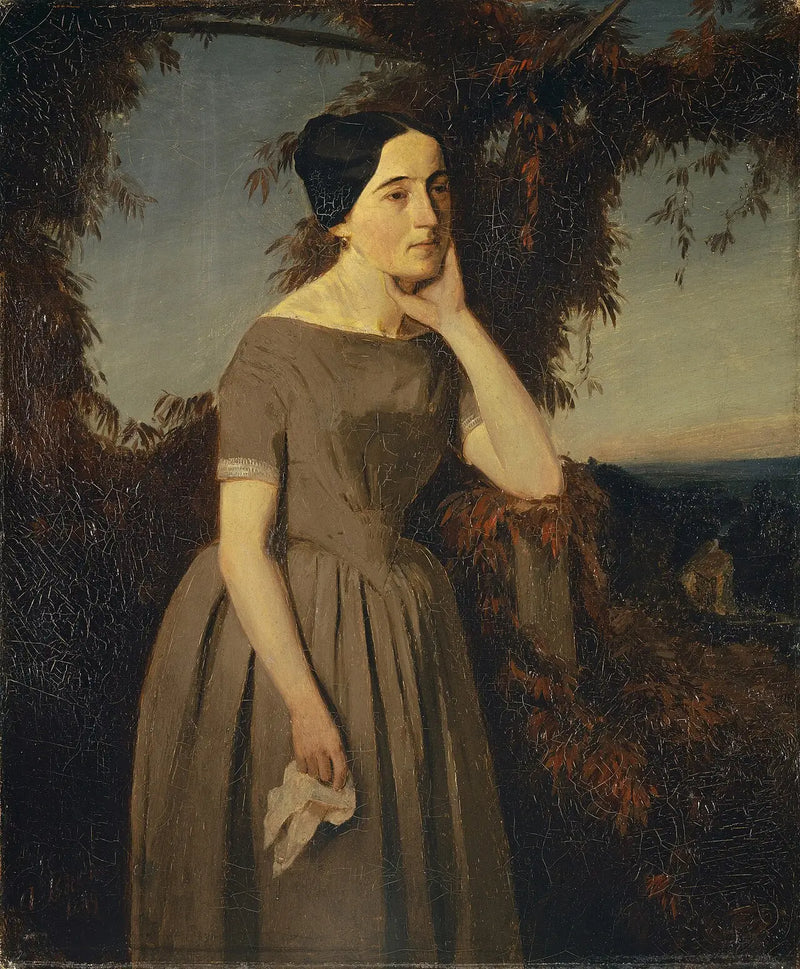 Porträtt av Louisa Schmid - Arnold Böcklin
