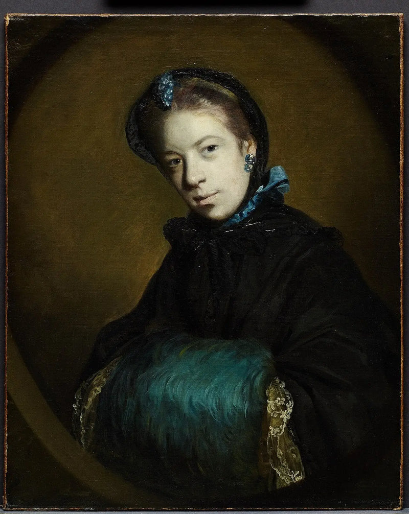 Porträtt av fröken Mary Pelham - Joshua Reynolds