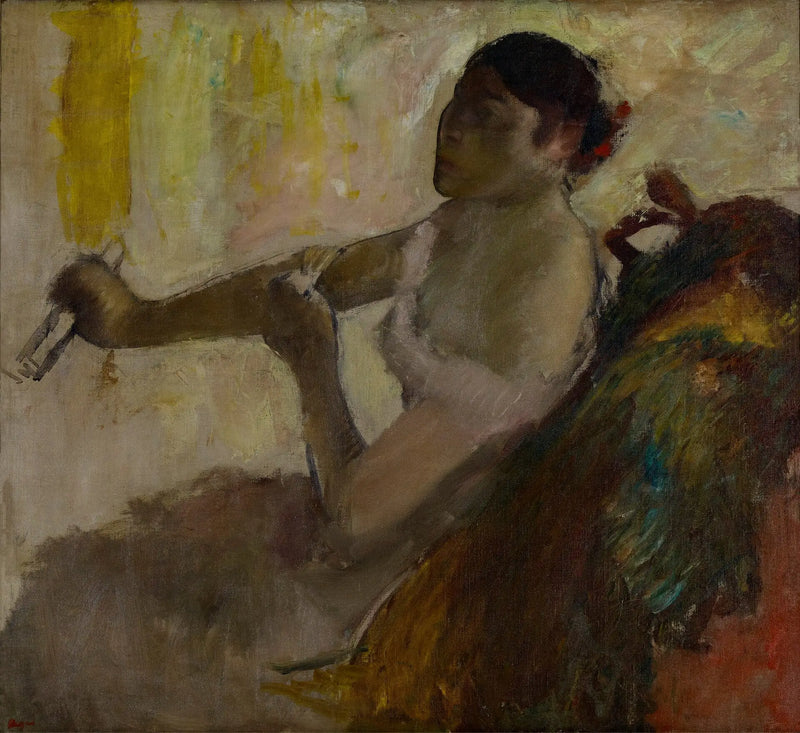 Porträtt av fröken Rose Caron - Edgar Degas