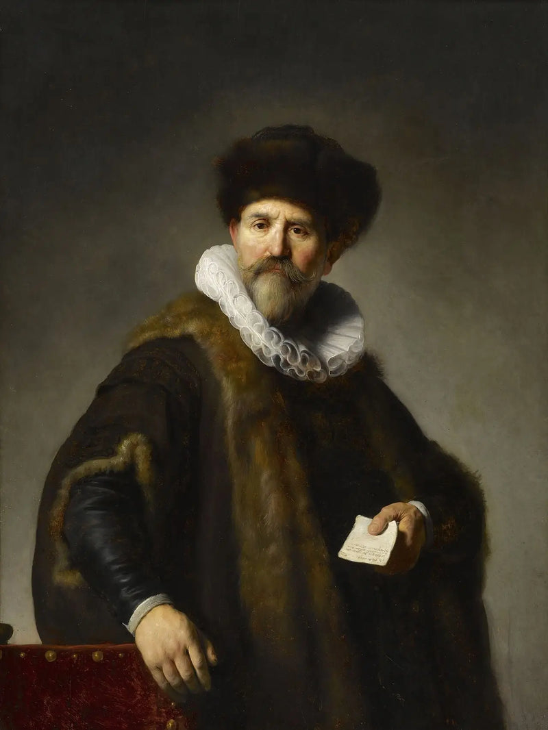 Porträtt av Nicolaes Ruts - Rembrandt