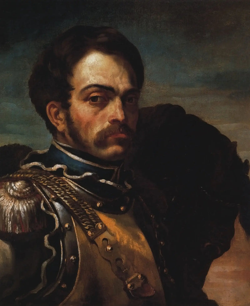 Karabinärporträtt - Théodore Géricault