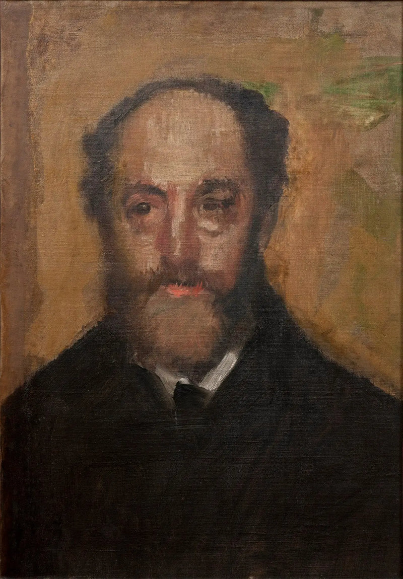 Porträtt av konstkritikern Durand-Gréville - Edgar Degas