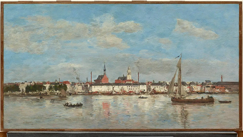 Kaj i Antwerpen - Eugène Boudin