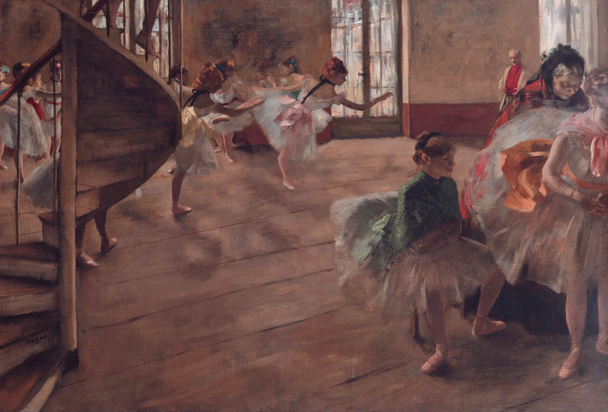 Balettåterupprepning - Edgar Degas
