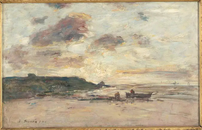 Stränderna runt Trouville - Eugène Boudin