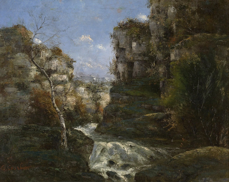 Rochers nära Ornans - Gustave Courbet