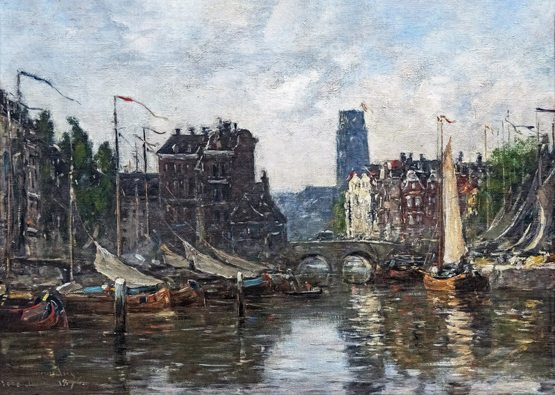 Rotterdam, Börsbron - Eugène Boudin