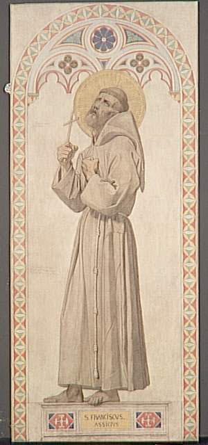 Sankt Franciskus av Assisi - Jean-Auguste-Dominique Ingres