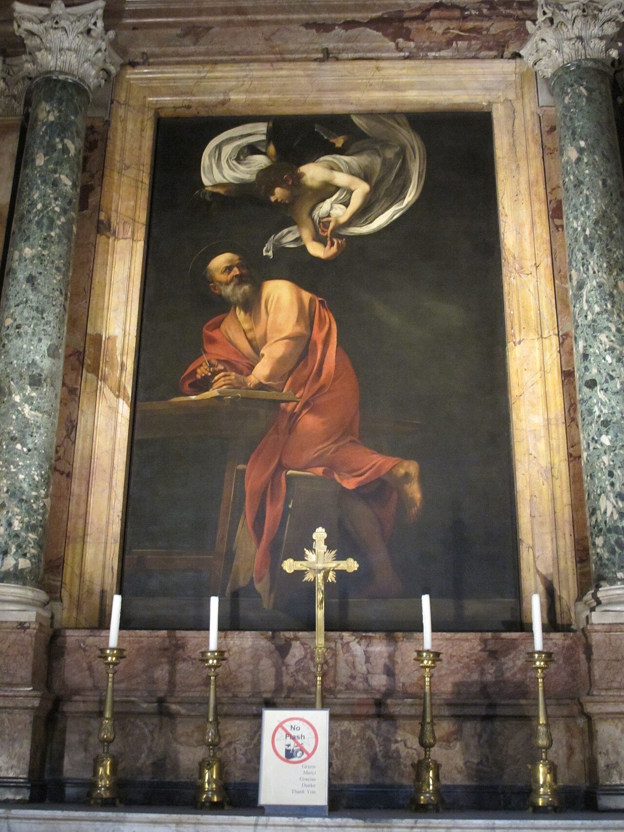 Sankt Matteus och Ängeln - Caravaggio