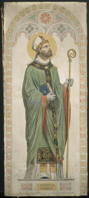 Sankt Robert, eller Rupert, biskop av Worms - Jean-Auguste-Dominique Ingres
