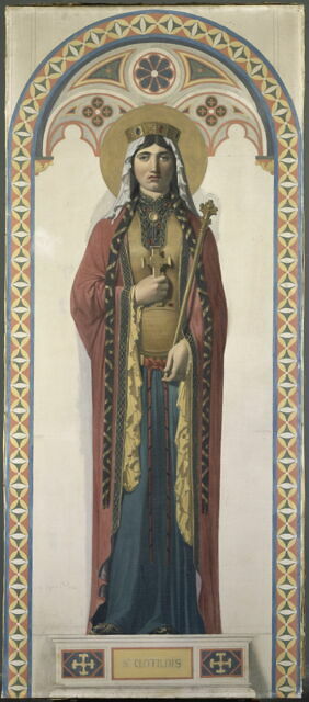 Heliga Klothilde, Clovis' hustru - Jean-Auguste-Dominique Ingres